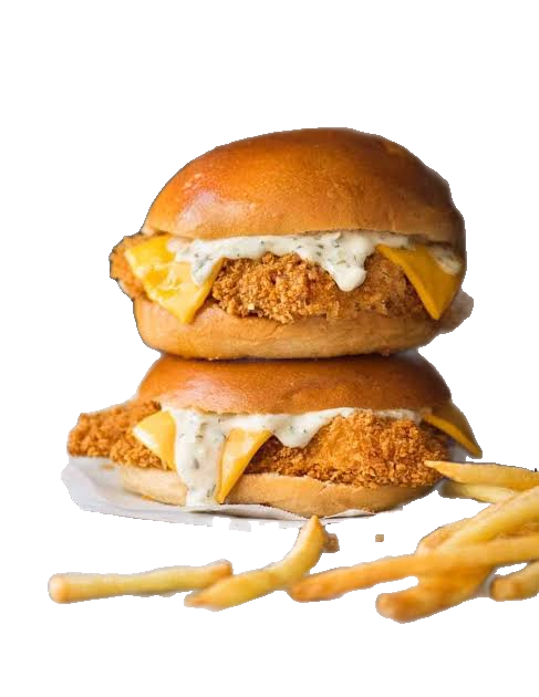 Fish fillet burger