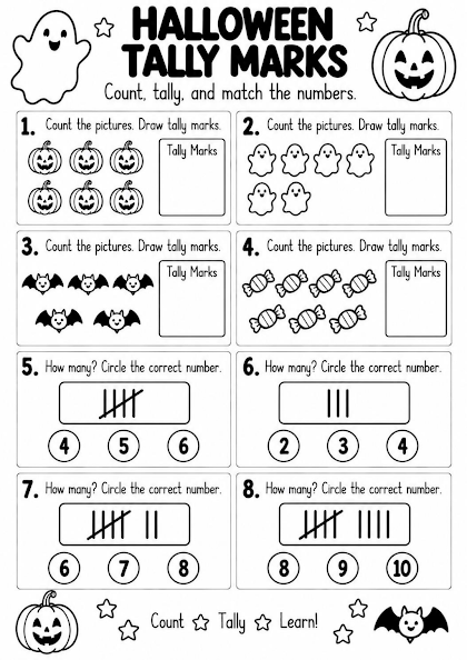 Halloween Tally Marks