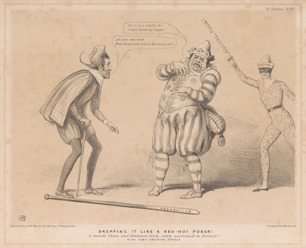 Dropping it like a red hot poker A favorite Clown and Pantaloon Trick  lately pe