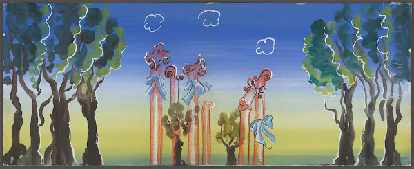 Exponent of Greek Dance Sketch no 1 Exterior Drop 1934 1943