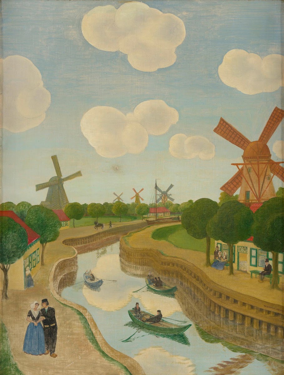 Landscape with Windmills Veere 1898
