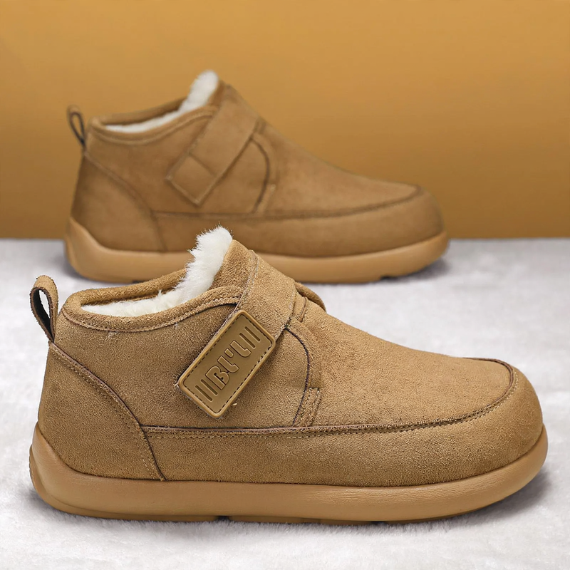 Warme Herren-Winterstiefel, gefüttert, knöchelhoch