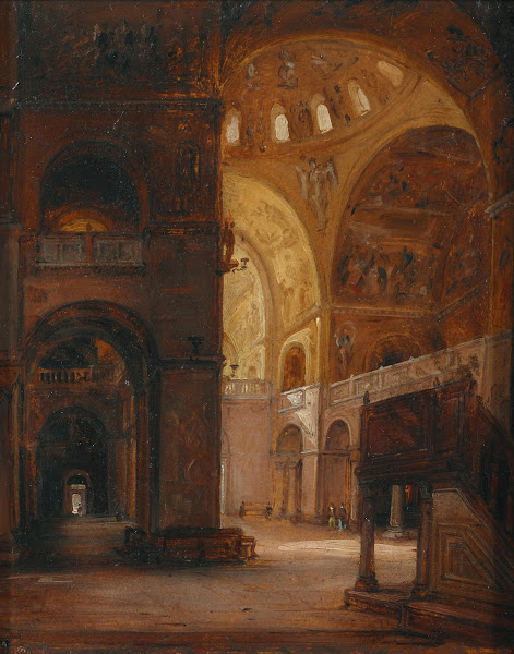 Venice Interior View of the Basilica di San Marco