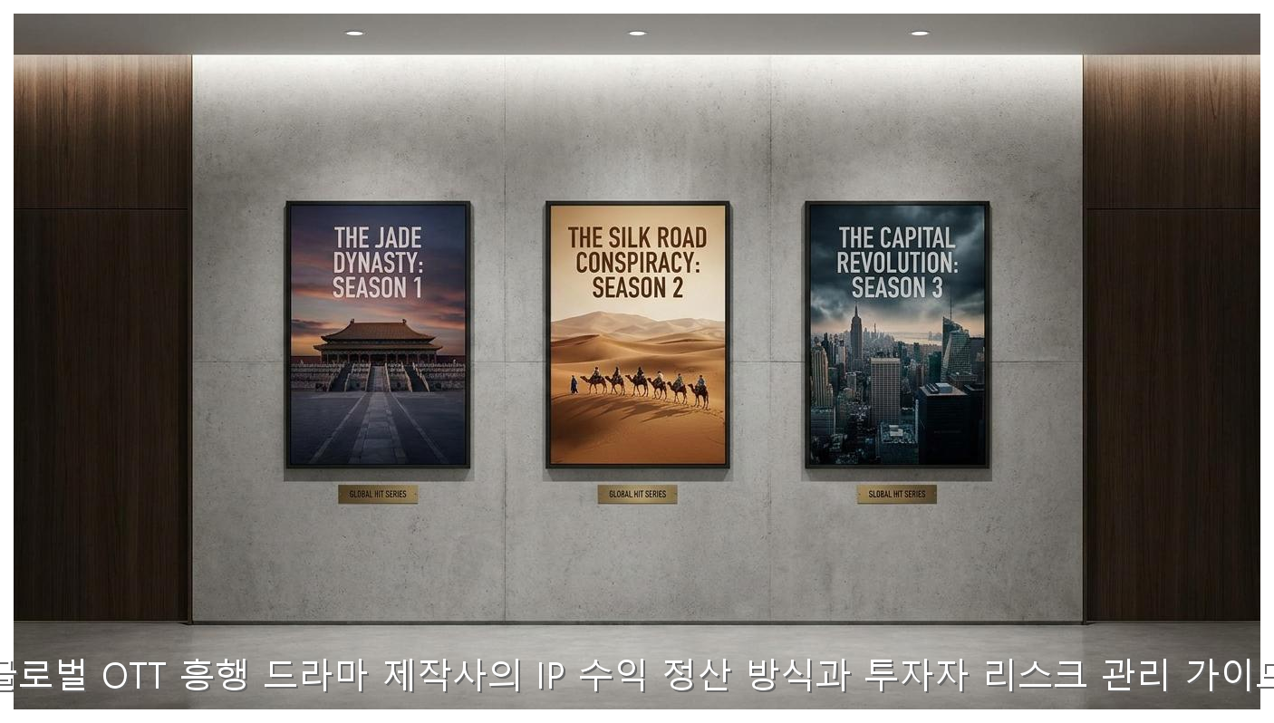 글로벌 OTT 흥행 드라마 제작사의 IP 수익 정산 방식과 투자자 리스크 관리 가이드 핵심 안내 및 분석 인포그래픽 (8)