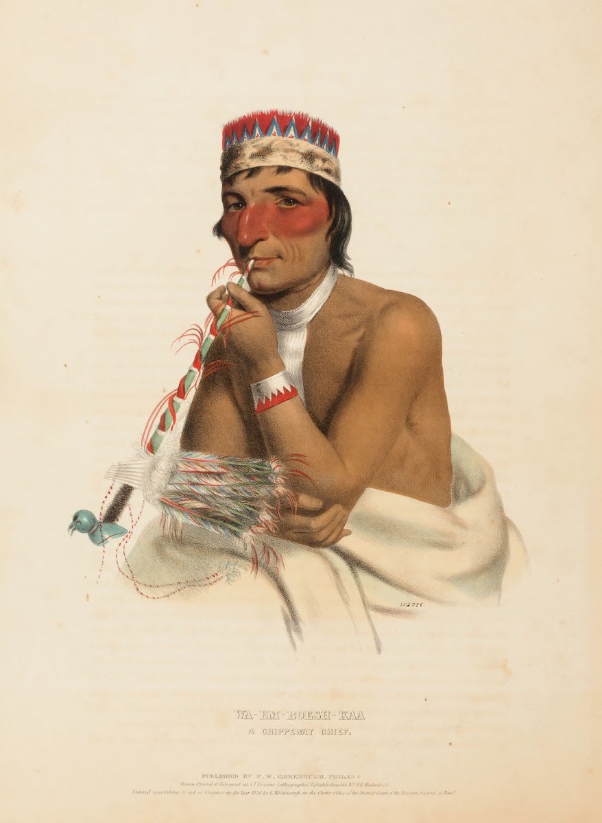 Wa Em Boesh Kaa A Chippeway Chief 1838
