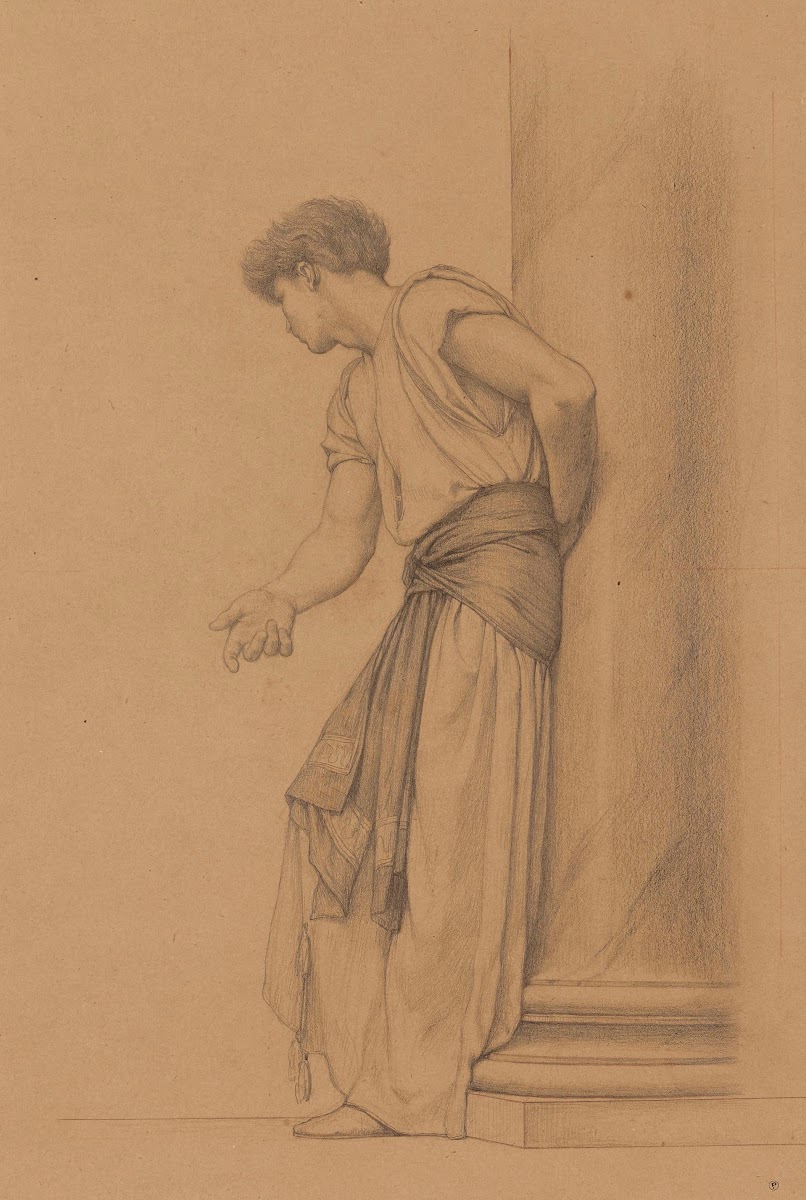 Jeune homme debout 19th century