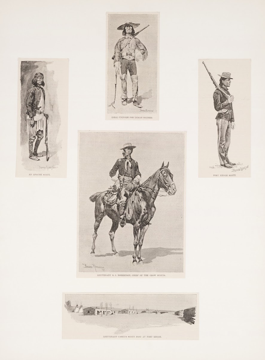 Indians as irregular cavalry 1890