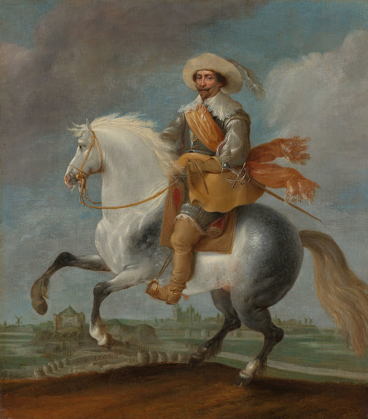 Prince Frederik Hendrik on Horseback outside the Fortifications of s  Hertogenbo
