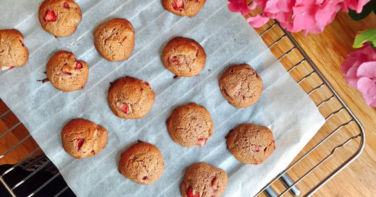 💚 Cookie 🍪 Kiều Mạch (Buckwheat) Dâu Tây