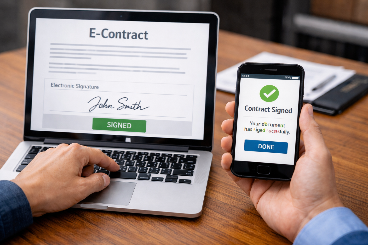 전자계약 이미지