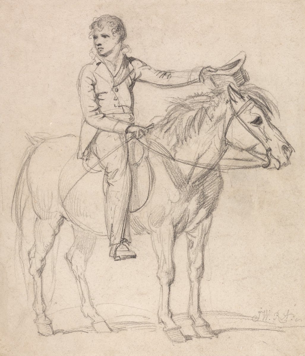 Lord Stanhope Later Earl of Chesterfield as a Boy Riding a Pony