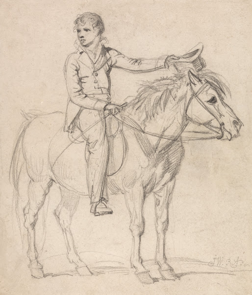 Lord Stanhope Later Earl of Chesterfield as a Boy Riding a Pony