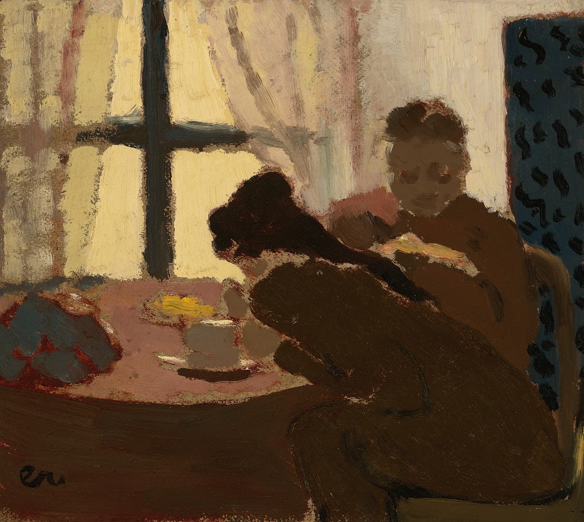Petit Déjeuner Devant La Fenêtre circa 1892