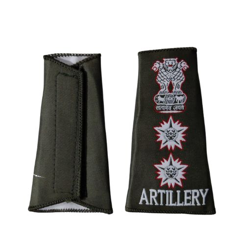 KARNAL NEW PATTREN ARTILLERY SHOULDER BADGE RANK