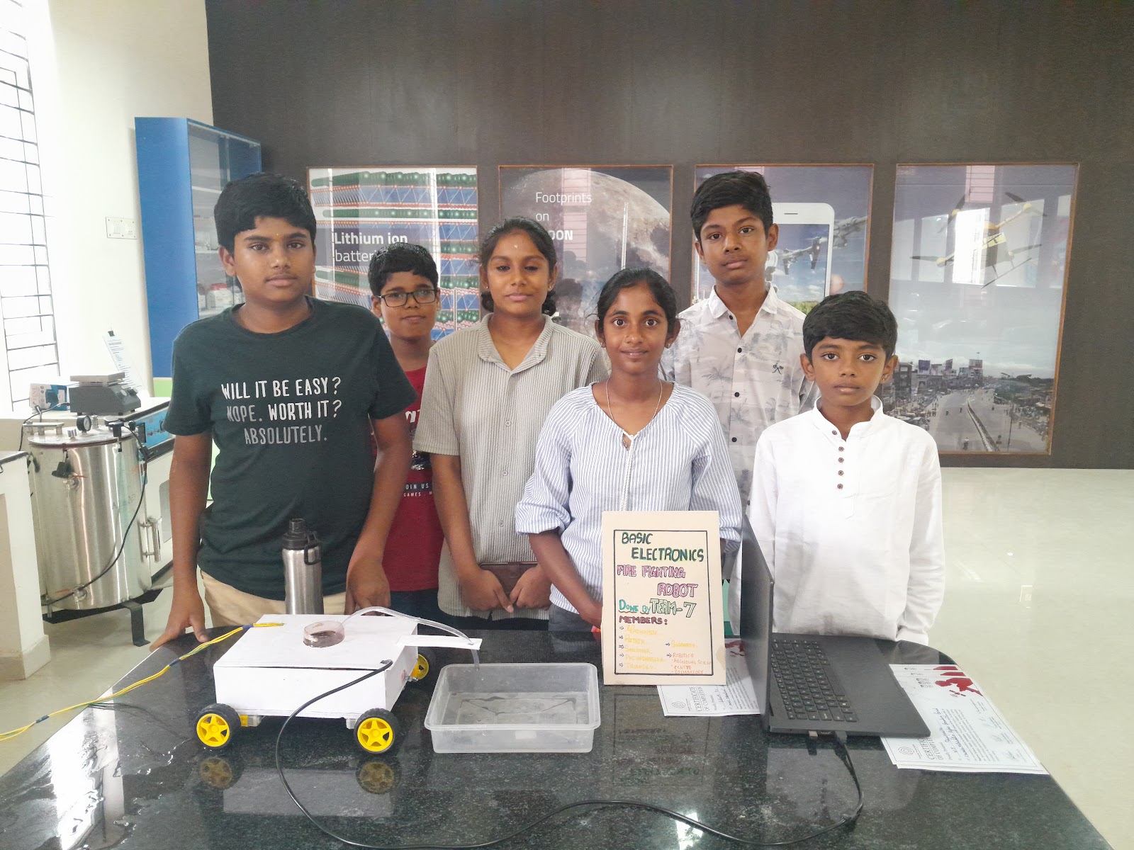 Students exploring innovation