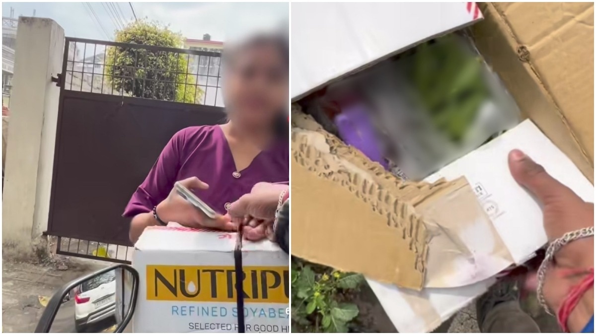 Rapido Delivery Boy Shocked by Garbage Package Prank