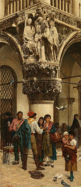 Venice Corner of Palazzo Ducale towards Porta della Carta 1883