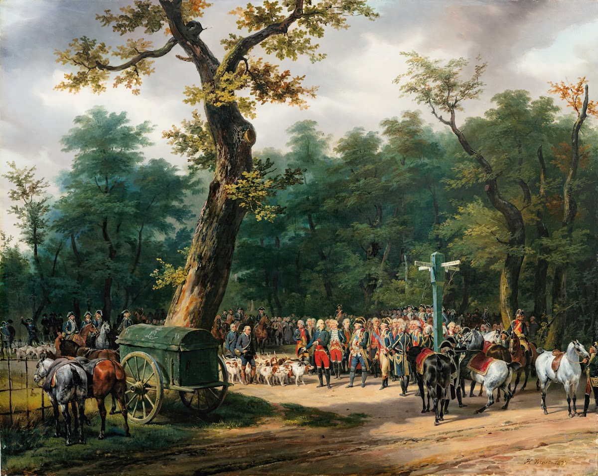 Louis XVIs Last Hunt At Fontainebleau 1827