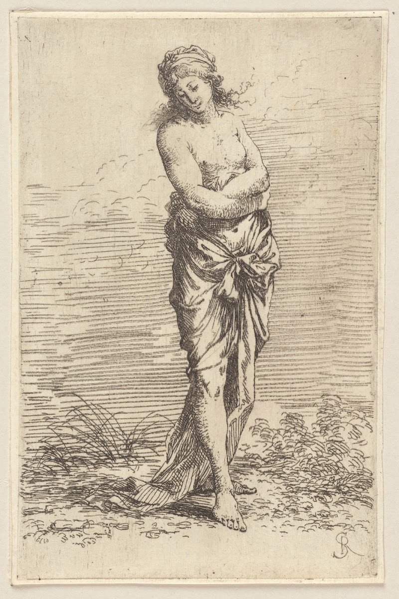Semi nude Walking Toward the Right 1656   1657