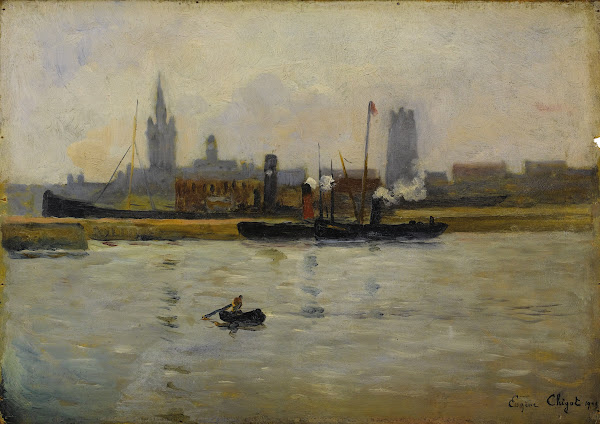 Boats in the Harbor 1905