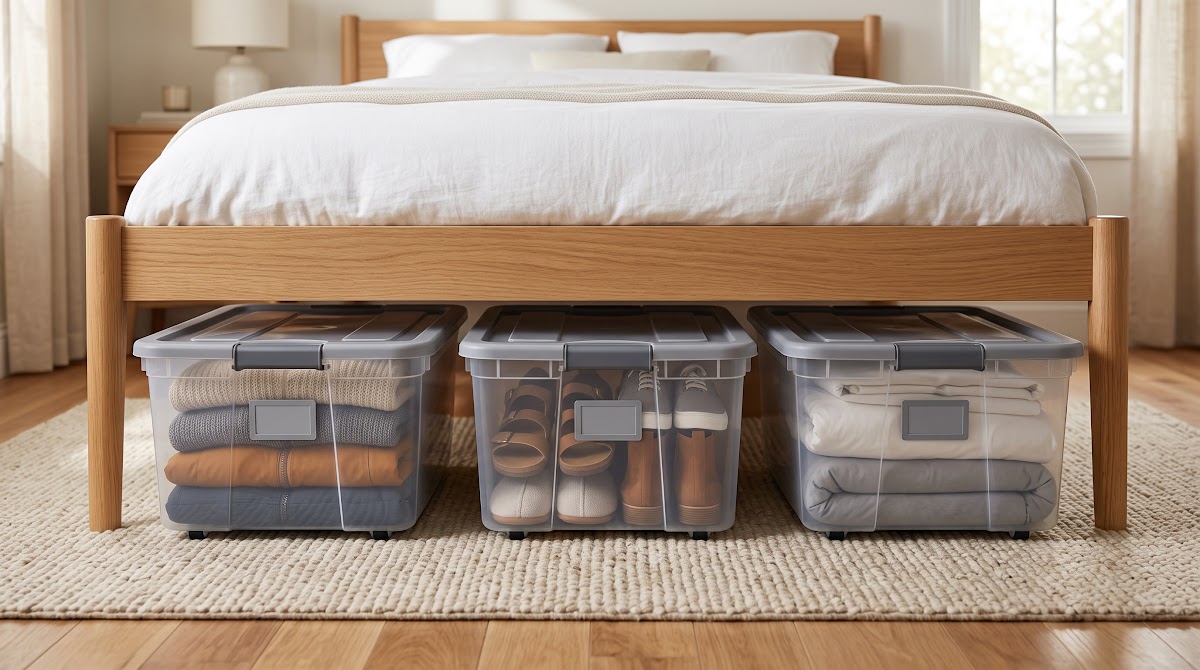 Best Under Bed Storage Bins for Bedrooms (2026) - BEST BUDGET — IN CONTEXT