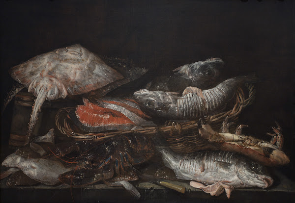 Still Life With Fish On A Stone Table 1635  1690