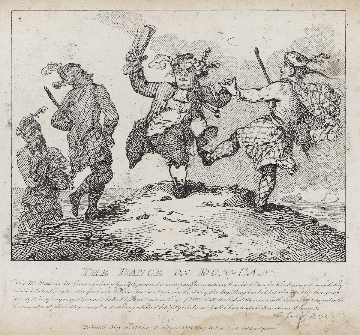 The dance on Dun can 1786