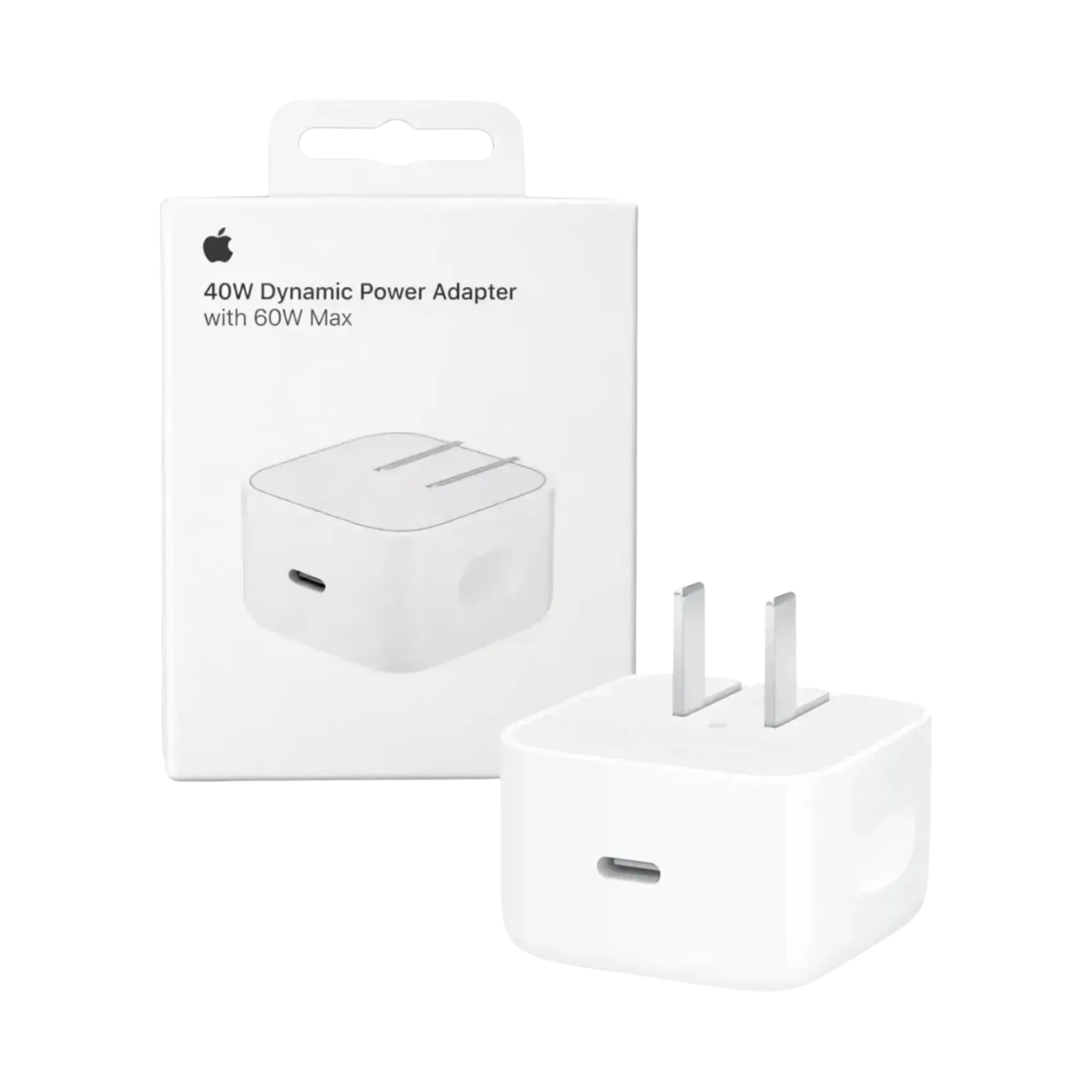 Cubo Cargador con entrada Usb-C 40W Compatible con Apple iPhone, iPad, MacBook Air, Apple Watch etc