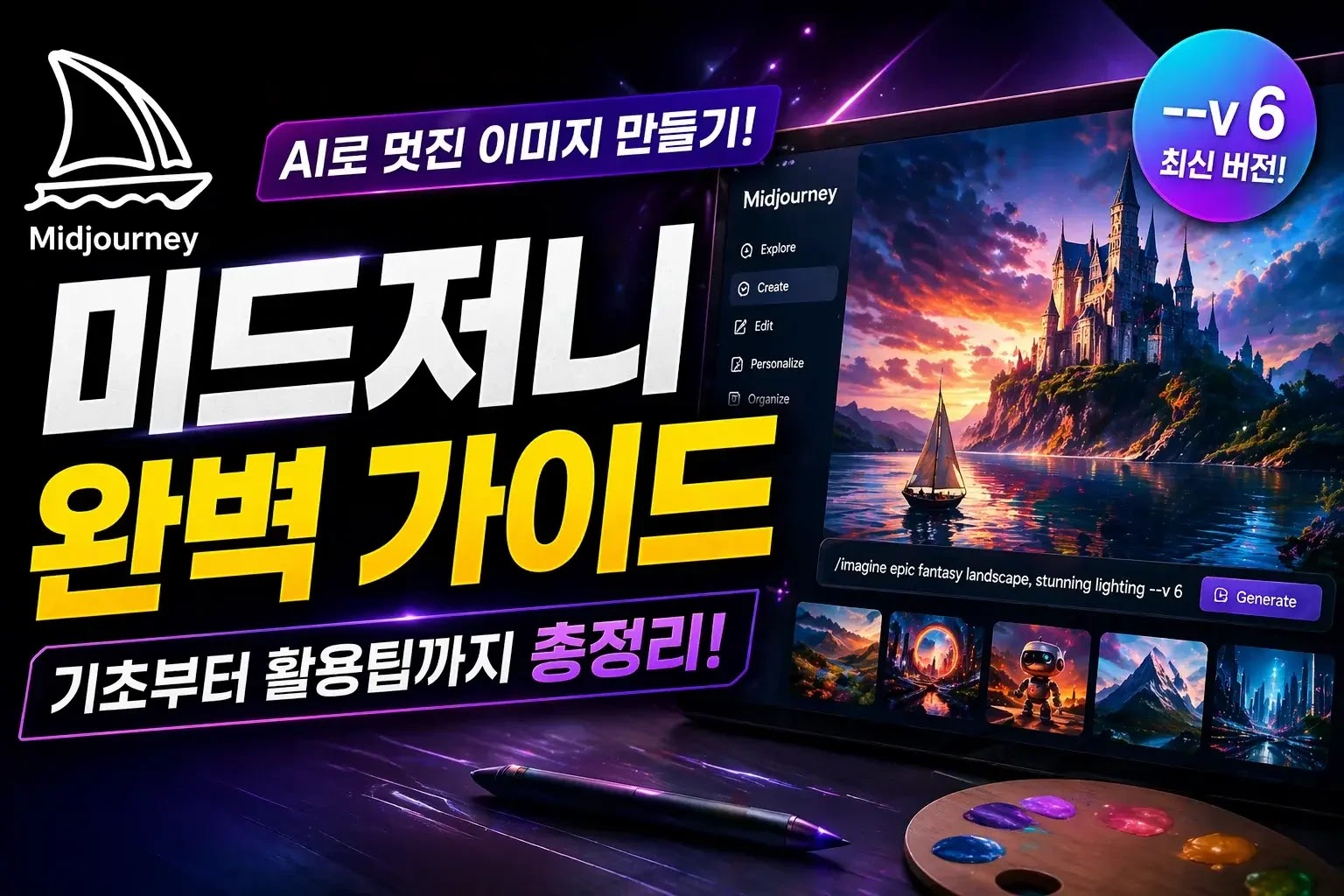 미드져니 이미지 만들기