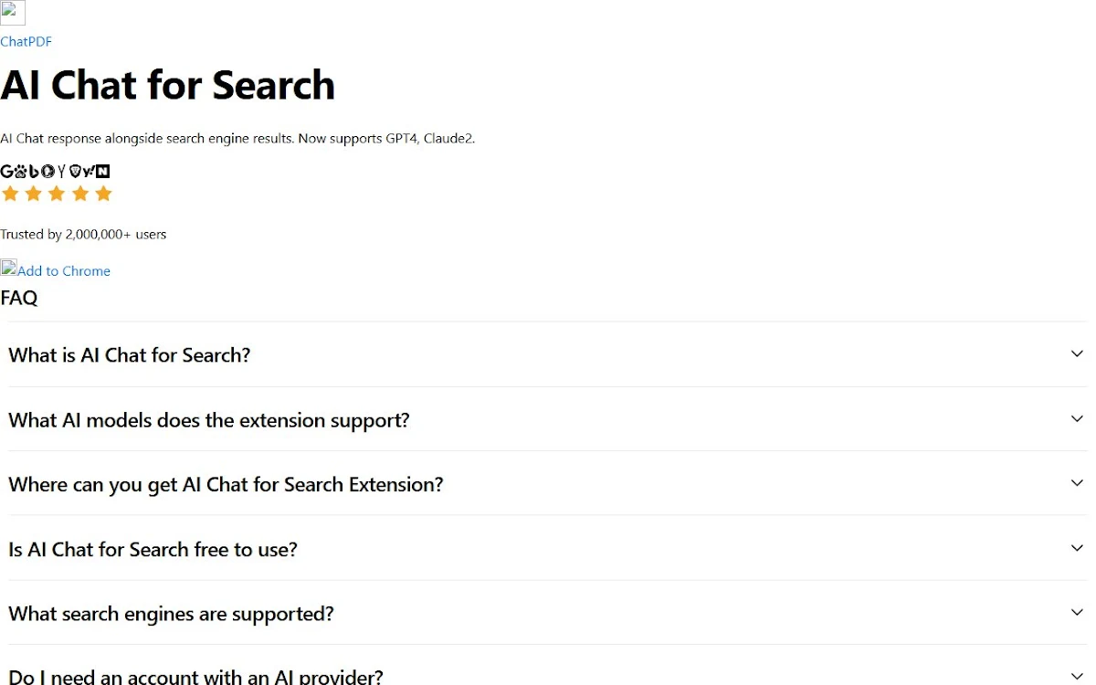 Captura de ChatGPT for Chrome