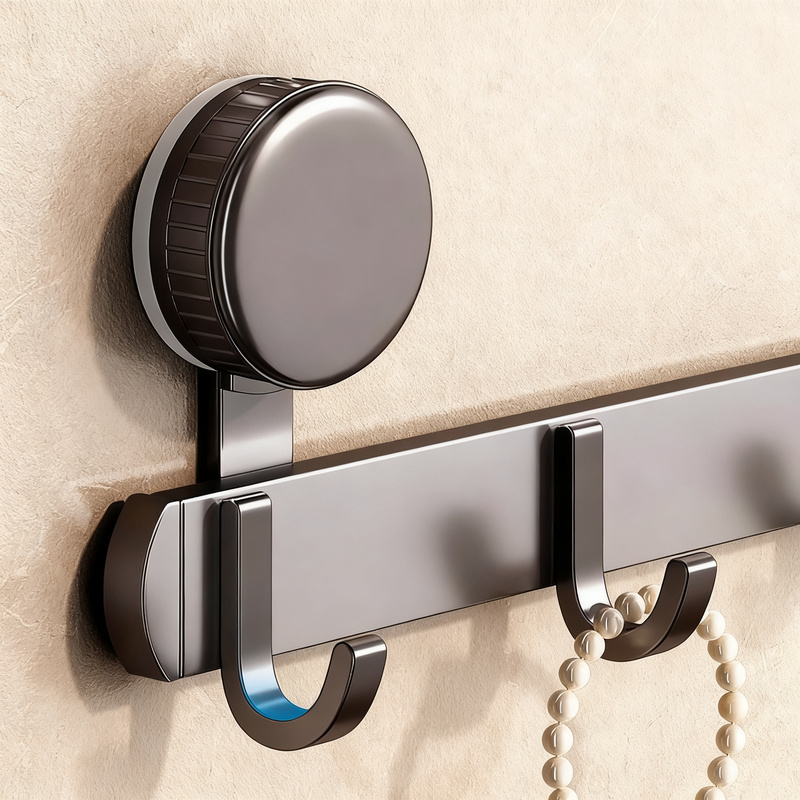 Suction cup wall hooks made of aluminum, modern