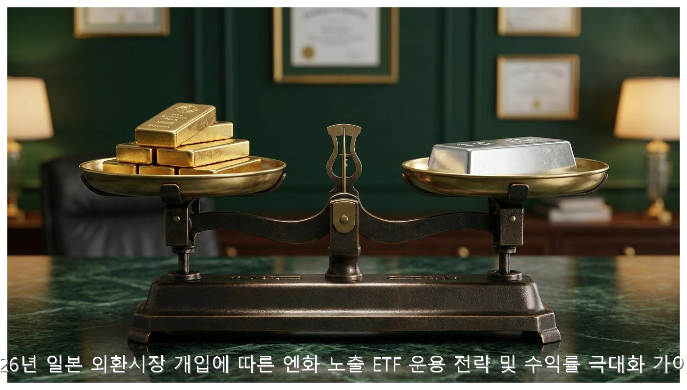 2026년 일본 외환시장 개입에 따른 엔화 노출 ETF 운용 전략 및 수익률 극대화 가이드 핵심 안내 및 분석 인포그래픽 (3)