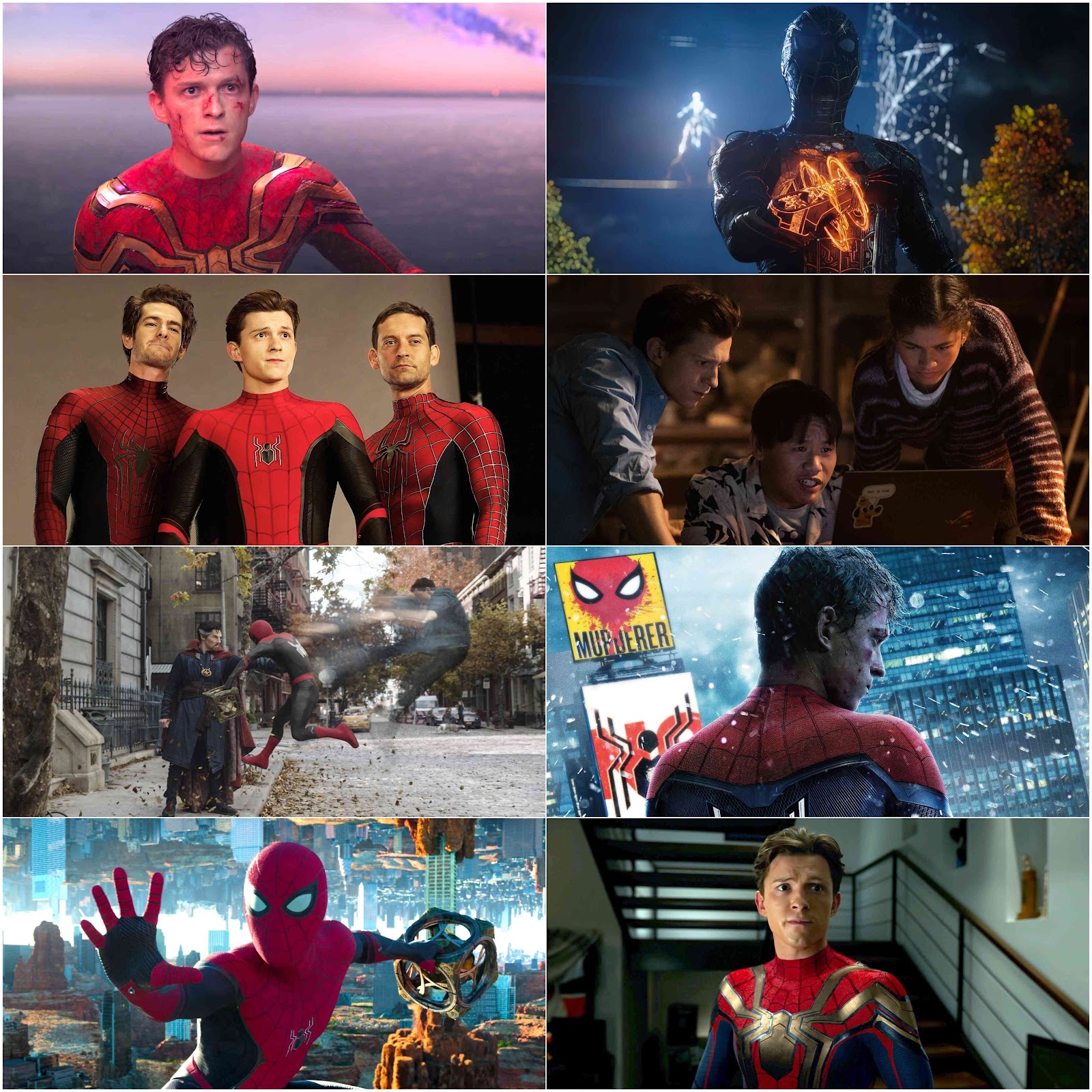 Spider Man No Way Home (2021) (Hindi + English) Dual Audio Hollywood Movie BluRay HD ESub screenshot 1