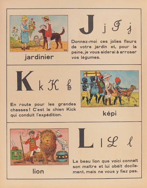 ABC des métiers  abécédaire Pl06 1943