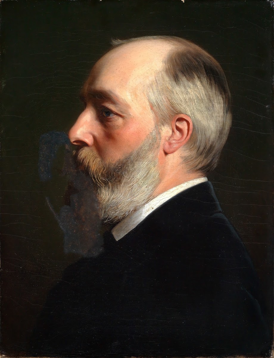 Bildnis des Malers Ernst Kunde 1869