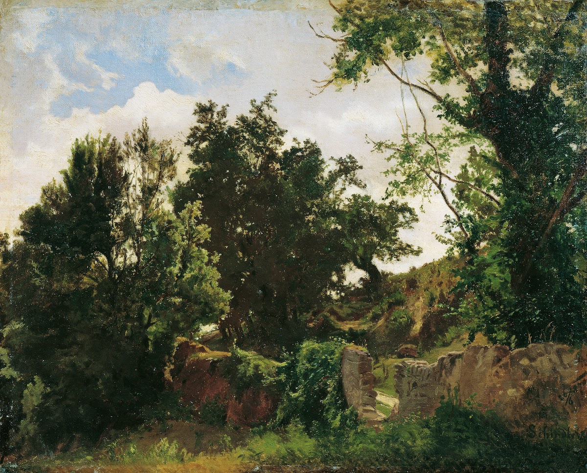 Schlossmauer in Plankenberg 1887