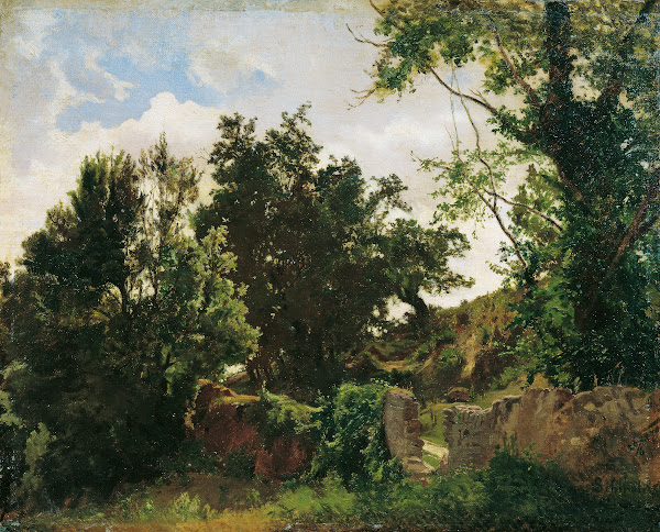 Schlossmauer in Plankenberg 1887