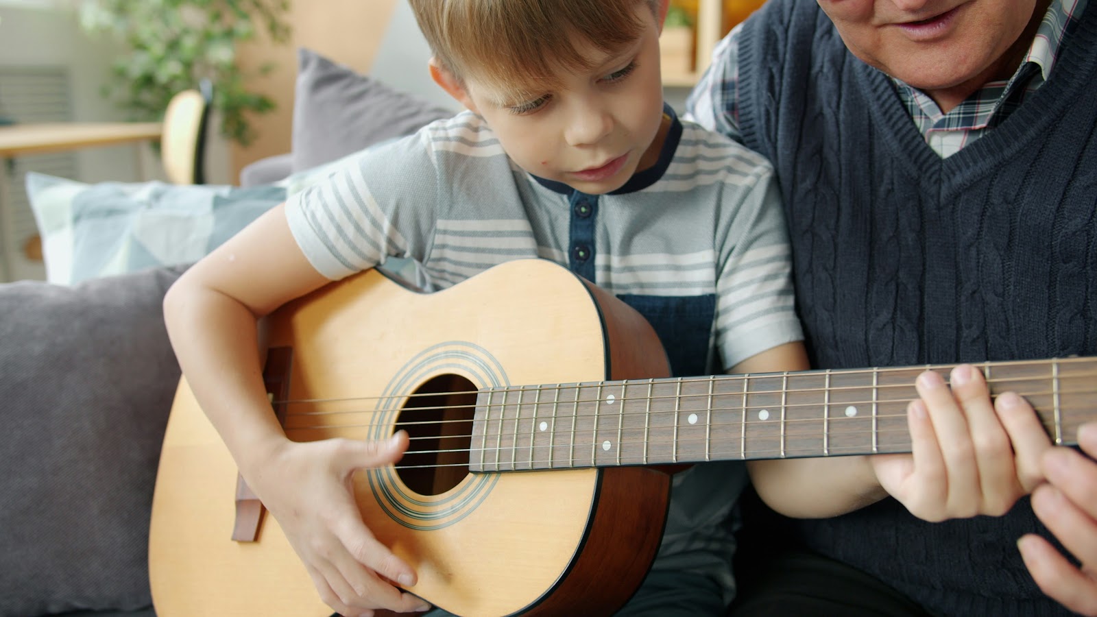Youth learning music in San Luis Obispo County