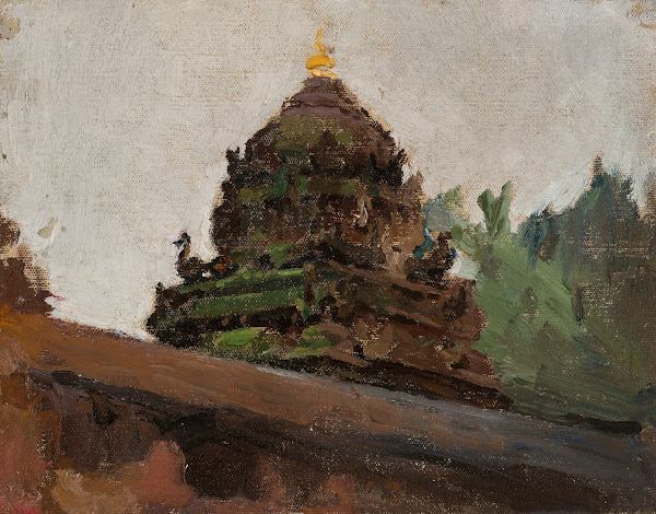 Old temple in Madras From the journey to India 1907