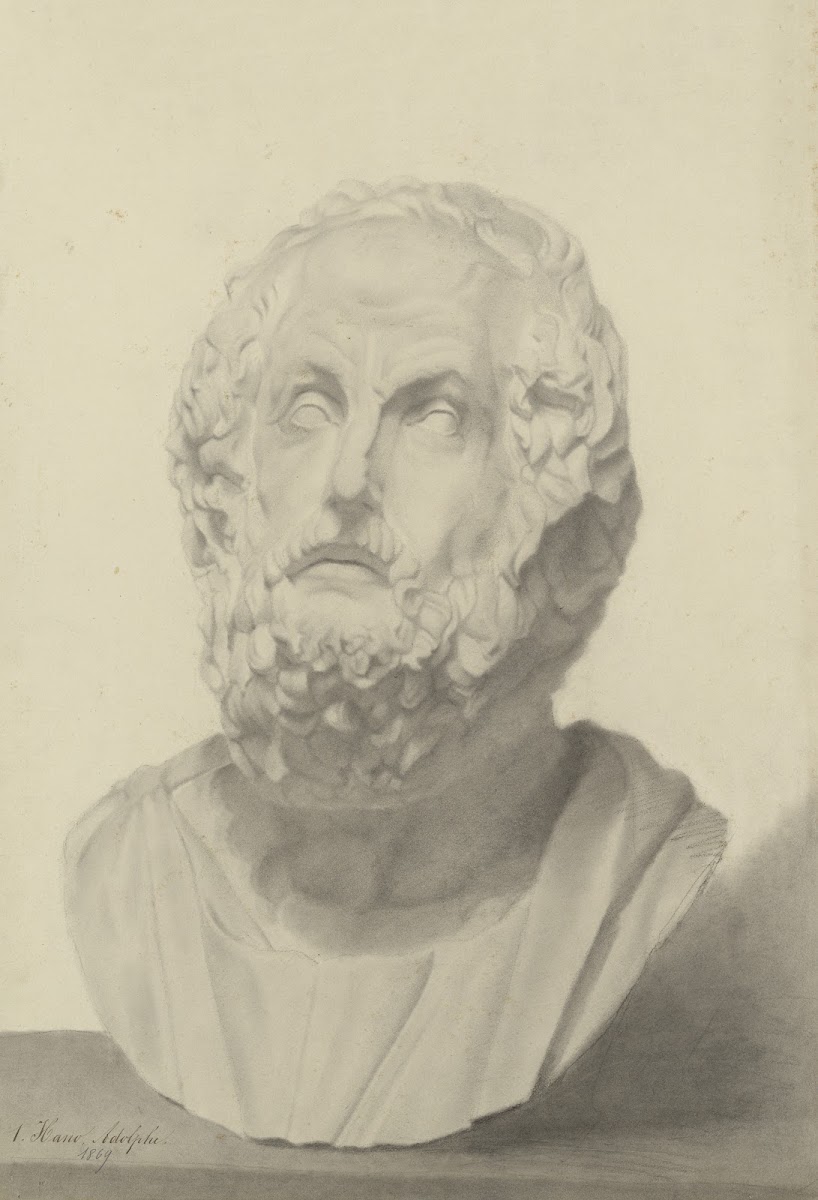 Bust of Homer 1869