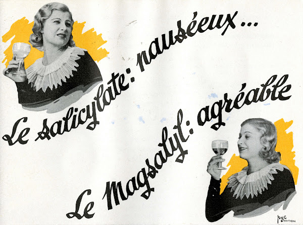 Le Salicylate  nauséeux le Magsalyl  agréable