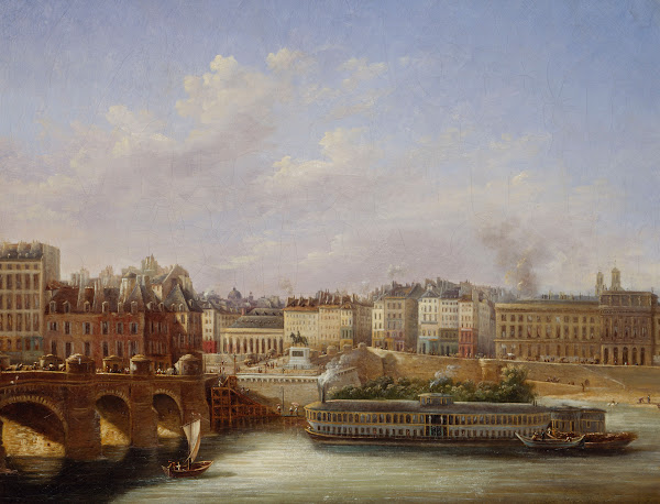 Le Pont Neuf et le quai de Conti 1830