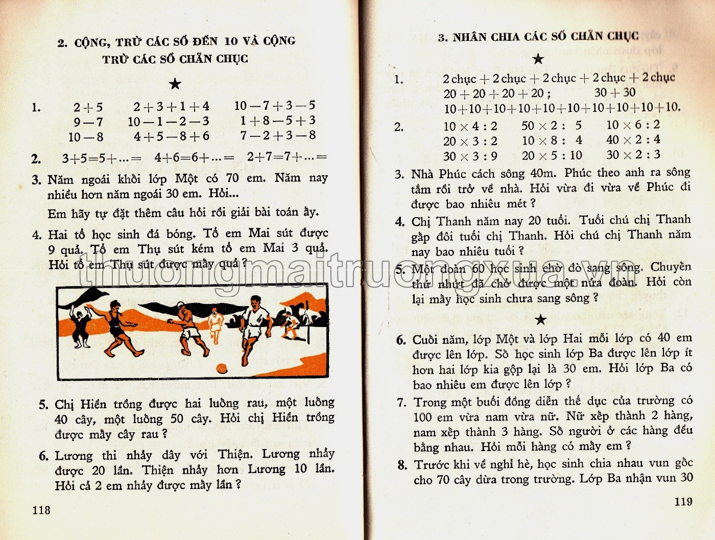 Toán lớp 2 phổ thông (1973) - Trang 156