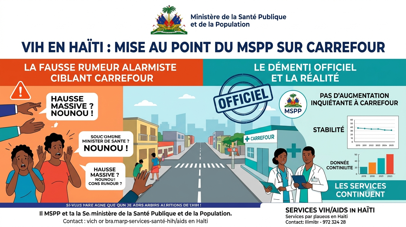 Les chiffres réels face à la désinformation sur le VIH en Haïti