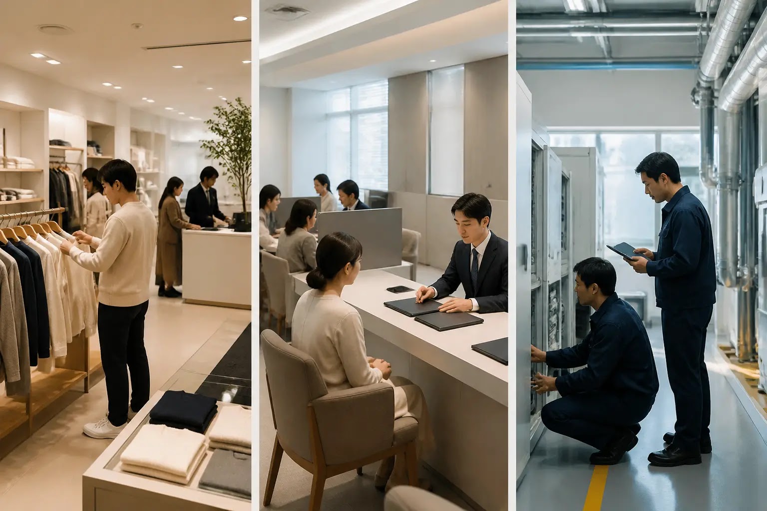 AI-generated Business Daily Brief multi-story editorial montage