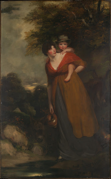 Mrs Richard Brinsley Sheridan Hester Jane Ogle 17751817 and Her Son Charles Brin