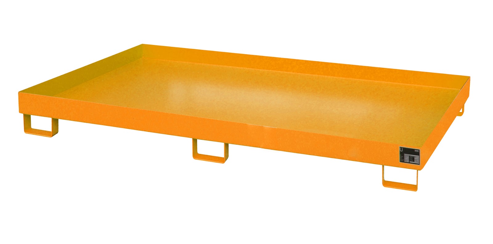 Stellingopvangbak RW 2200-1, gelakt, Geeloranje