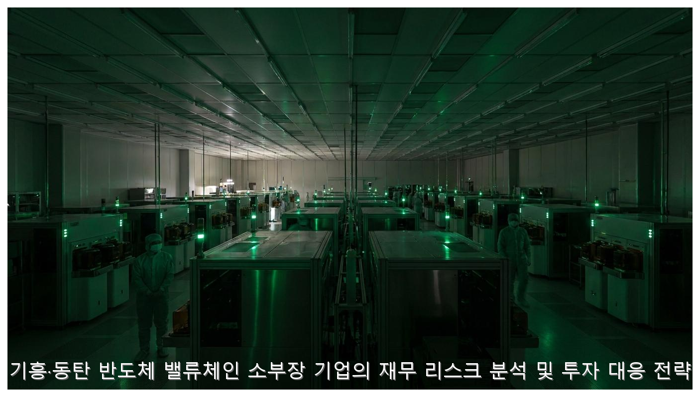 기흥·동탄 반도체 밸류체인 소부장 기업의 재무 리스크 분석 및 투자 대응 전략 핵심 안내 및 분석 인포그래픽 (2)