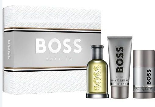 ESTUCHE HUGO BOSS BOTTLED HOMBRE 3PZS 100ML EDT + GEL DE BAÑO + DESODORANTE