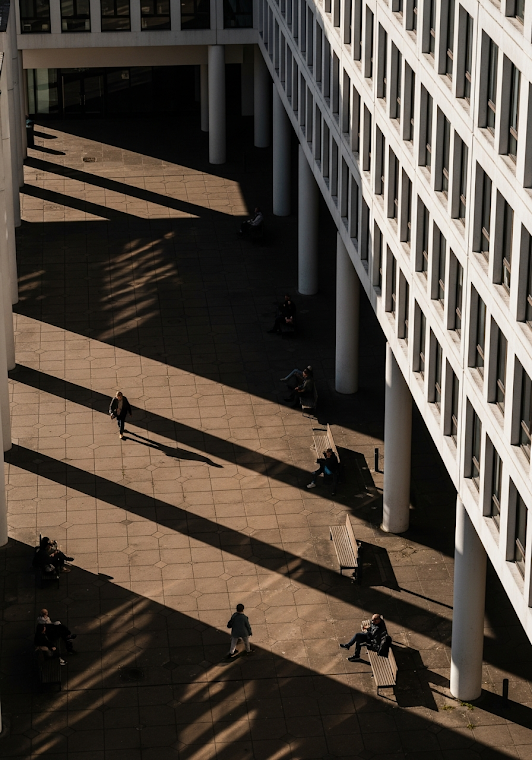 City Square Architectural Contrast